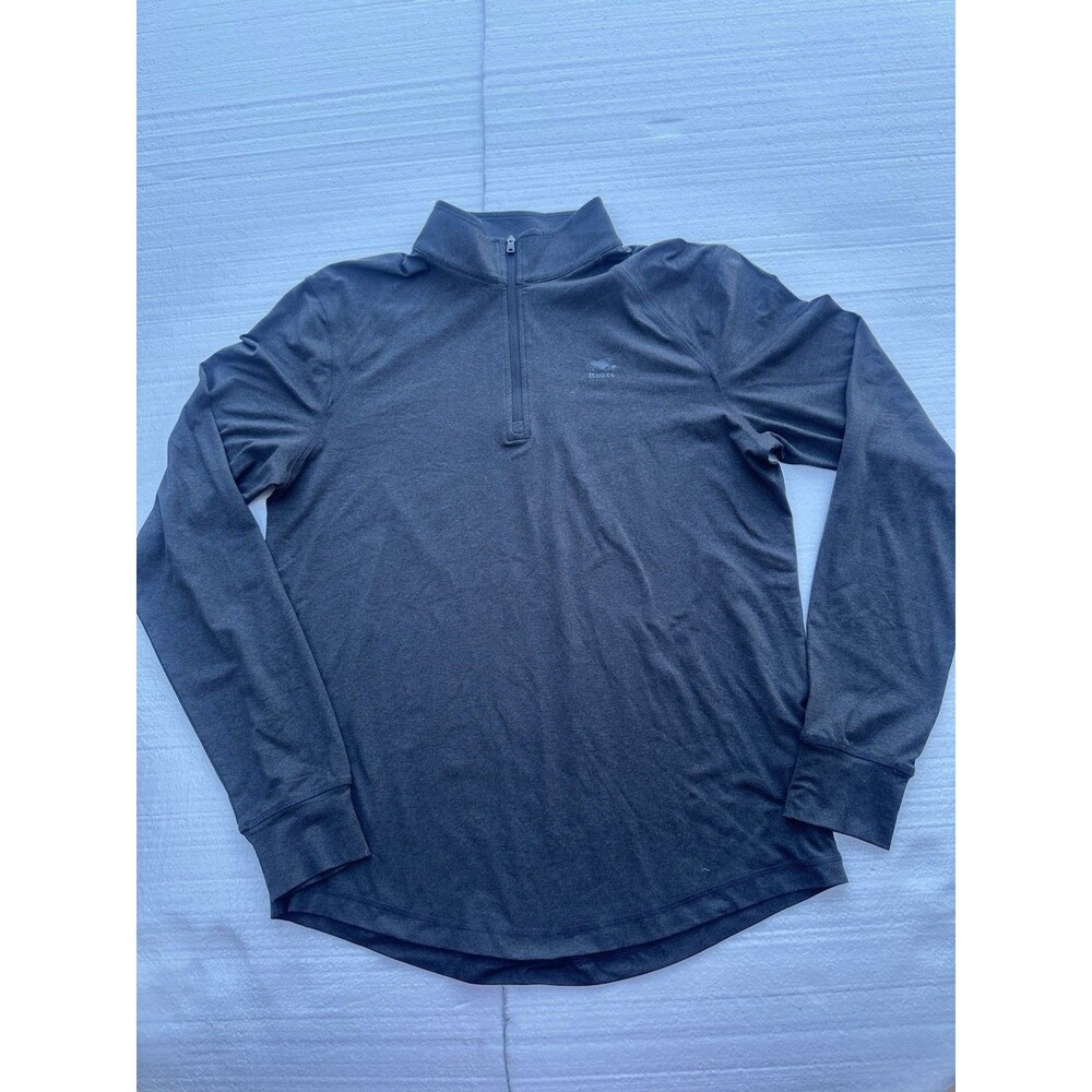 Roots brand quarter-zip athletic pullover Sz S